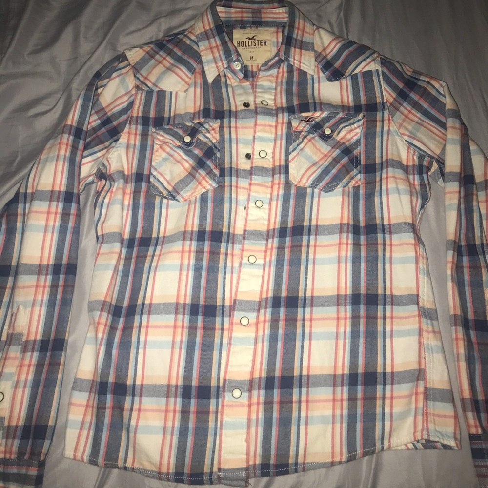 Hollister men casual button down (Used)